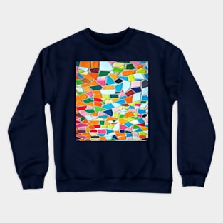 Colorful ceramic tiles Crewneck Sweatshirt